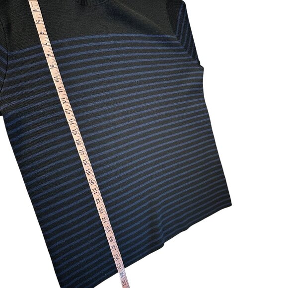 Everlane Blue Wool Blend Striped Crewneck Sweater Large - Picture 8 of 8